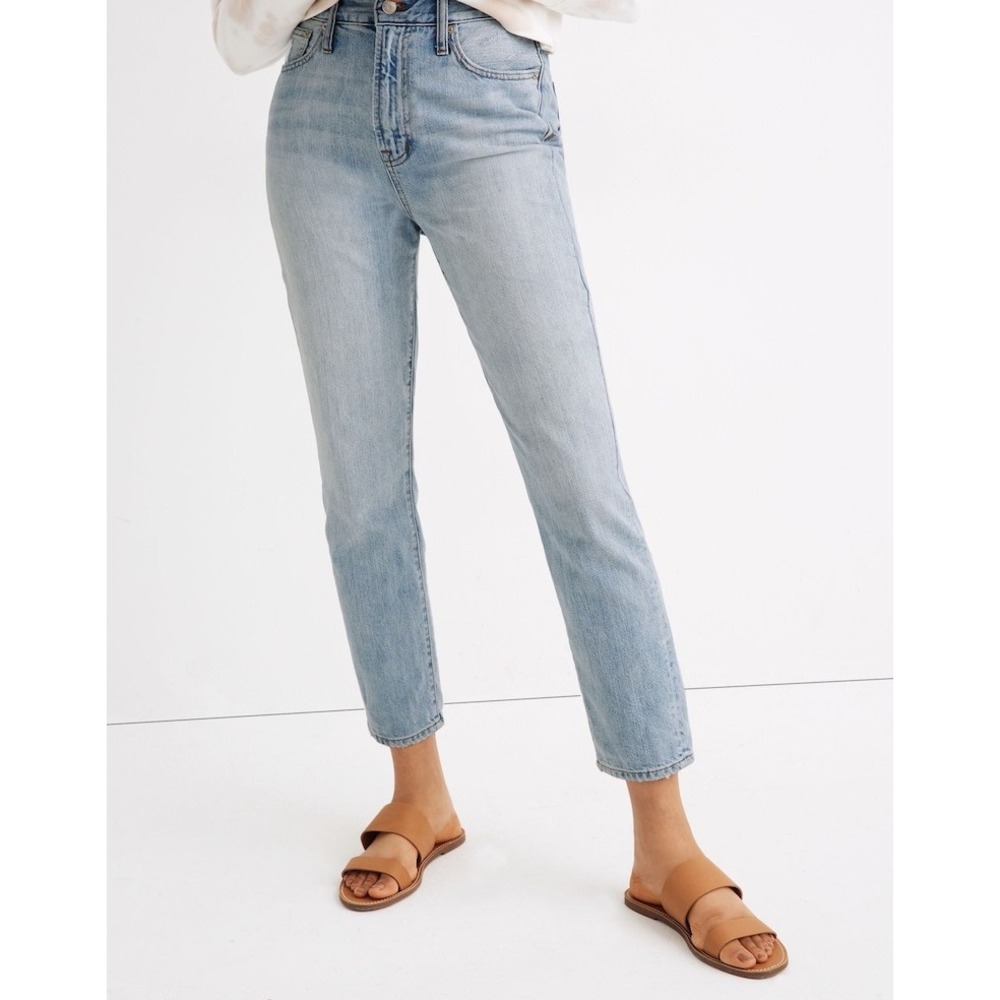 Madewell Jeans Womens 31 Curvy Perfect Vintage Jean Fitzgerald Wash Light Blue